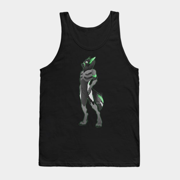 Ajax Jackal Standing Tank Top by TwilightSaint